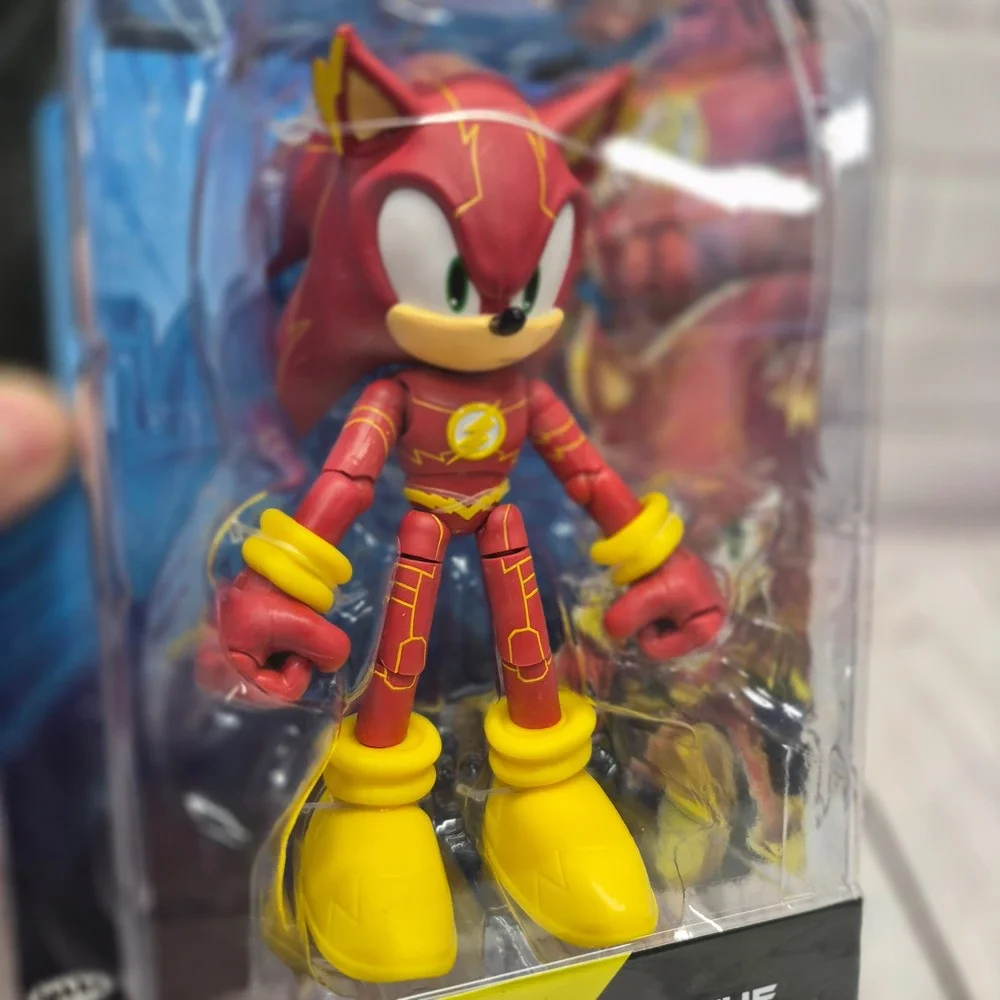 Sonic the Hedgehog x DC The Flash Action Figure Jakks Pacific Crossover Red 5